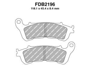 PASTIGLE FRENO FERODO MESCOLA SINTER MOTO CODICE FDB2196SM