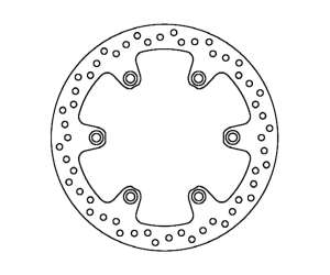 DISCO FRENO HONDA XLV TRANSALP600 1987 - 1988 - 1989 - 1990 - 1991 - 1992 - 1993 - 1994 - 1995 - 1996 ANTERIORE  