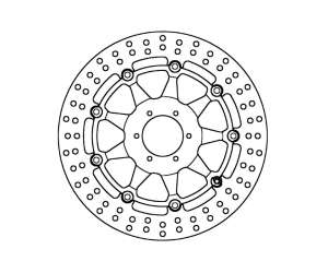 DISCO FRENO HONDA CBR ANTERIORE DX-94 