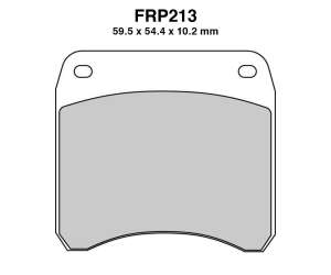 PASTIGLE FRENO FERODO MESCOLA ORGANICA MOTO CODICE FRP213P