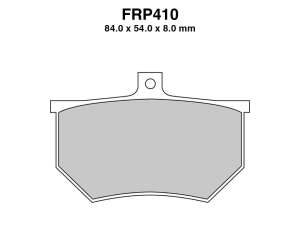 PASTIGLE FRENO FERODO MESCOLA ORGANICA MOTO CODICE FRP410P