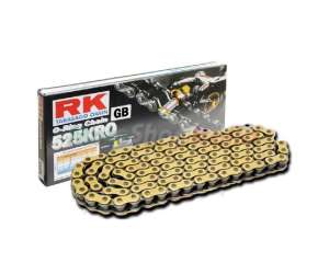 CATENA PER MOTO 525KRO ORO 120 MAGLIE CLF PRODOTTA DA RK 