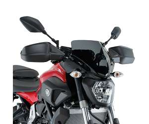 Cupolino parabrezza  per YAMAHA  MT 07 700  2014 - 2015 - 2016 - 2017   Fabbricato da Kappa colore nero codice prodotto KA2118