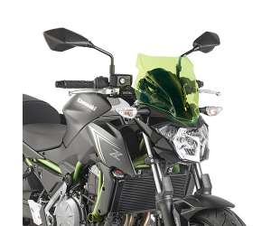 Cupolino parabrezza  per KAWASAKI Z 650  2017 - 2018   Fabbricato da Kappa colore  codice prodotto KA4117GR