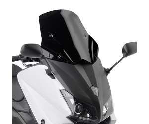 Cupolino parabrezza  per YAMAHA T MAX 530  2012 - 2013 - 2014 - 2015 - 2016   Fabbricato da Kappa colore nero codice prodotto KD2013B