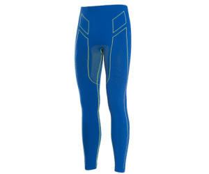 Pantaloni moto, bici e running tecnici sportivi antivento invernali blu e verdi XTECH taglia XXS