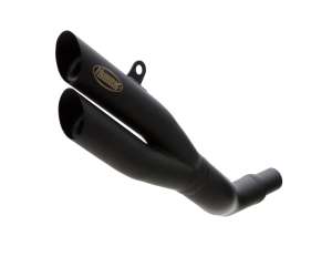 Scarico HONDA CB600 Hornet anno  2007 - 2008 - 2009 - 2010 - 2011 - 2012 - 2013   terminale di scarico HURRIC Pro 2 Slip on in acciaio inossidabile rivestito colore nero-opaco