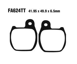 PASTIGLE FRENO TT EBC MESCOLA ORGANICA MOTO CODICE R1162400
