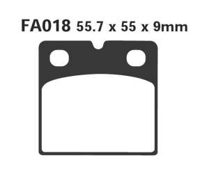 PASTIGLE FRENO EBC MESCOLA ORGANICA MOTO CODICE R1201800