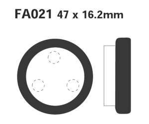 PASTIGLE FRENO EBC MESCOLA ORGANICA MOTO CODICE R1202100