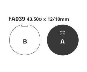PASTIGLE FRENO EBC MESCOLA ORGANICA MOTO CODICE R1203900