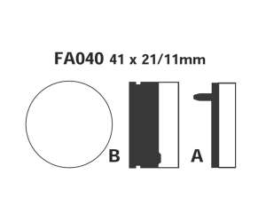 PASTIGLE FRENO EBC MESCOLA ORGANICA MOTO CODICE R1204000