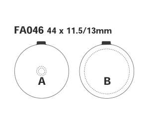 PASTIGLE FRENO EBC MESCOLA ORGANICA MOTO CODICE R1204600