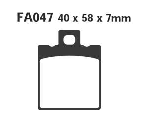 PASTIGLE FRENO EBC MESCOLA ORGANICA MOTO CODICE R1204700