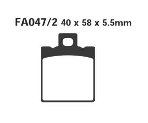 PASTIGLE FRENO EBC MESCOLA ORGANICA MOTO CODICE R1204702