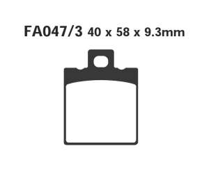 PASTIGLE FRENO EBC MESCOLA ORGANICA MOTO CODICE R1204703