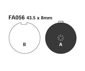 PASTIGLE FRENO EBC MESCOLA ORGANICA MOTO CODICE R1205600
