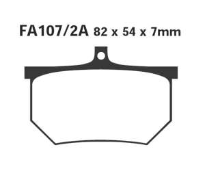 PASTIGLE FRENO EBC MESCOLA ORGANICA MOTO CODICE R1210702