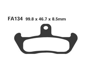 PASTIGLE FRENO EBC MESCOLA ORGANICA MOTO CODICE R1213400