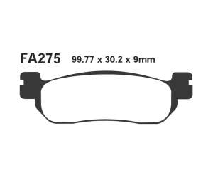 PASTIGLE FRENO EBC MESCOLA ORGANICA MOTO CODICE R1227500