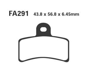 PASTIGLE FRENO EBC MESCOLA ORGANICA MOTO CODICE R1229100