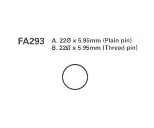 PASTIGLE FRENO EBC MESCOLA ORGANICA MOTO CODICE R1229300