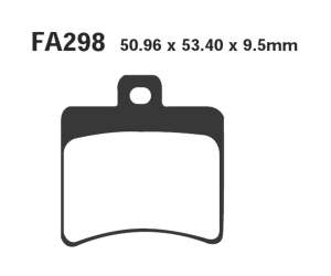 PASTIGLE FRENO EBC MESCOLA ORGANICA MOTO CODICE R1229800