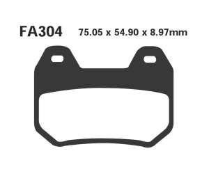 PASTIGLE FRENO EBC MESCOLA ORGANICA MOTO CODICE R1230400