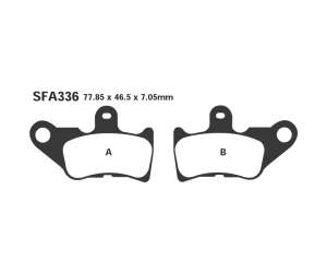 PASTIGLE FRENO EBC MESCOLA ORGANICA MOTO CODICE R1233600