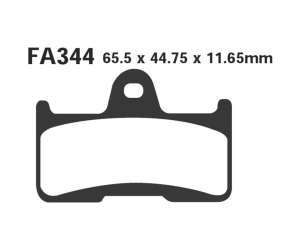 PASTIGLE FRENO EBC MESCOLA ORGANICA MOTO CODICE R1234400