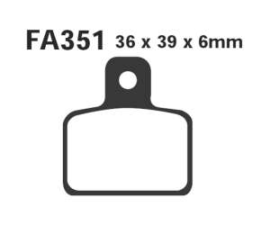 PASTIGLE FRENO TT EBC MESCOLA ORGANICA MOTO CODICE R1135100