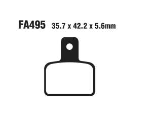 PASTIGLE FRENO EBC MESCOLA ORGANICA MOTO CODICE R1249500