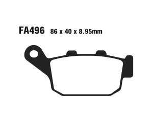 PASTIGLE FRENO EBC MESCOLA ORGANICA MOTO CODICE R1249600