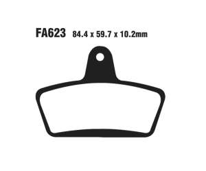 PASTIGLE FRENO EBC MESCOLA ORGANICA MOTO CODICE R1262300