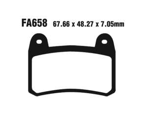 PASTIGLE FRENO EBC MESCOLA ORGANICA MOTO CODICE R1265800