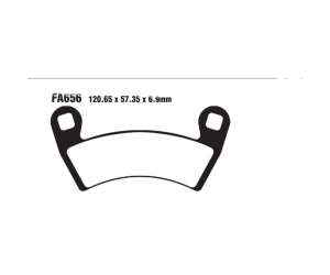 PASTIGLE FRENO EBC MESCOLA SINTER MOTO CODICE R1465600