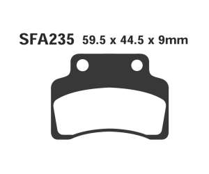 PASTIGLE FRENO EBC MESCOLA CARBON SCOOTER CODICE R2323500