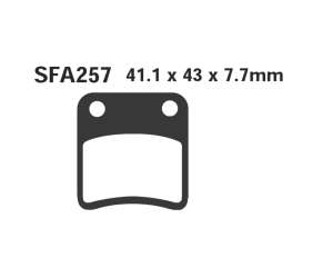 PASTIGLE FRENO EBC MESCOLA CARBON SCOOTER CODICE R2325700
