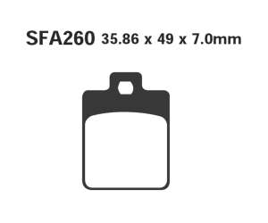 PASTIGLE FRENO EBC MESCOLA CARBON SCOOTER CODICE R2326000