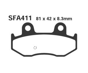 PASTIGLE FRENO EBC MESCOLA CARBON SCOOTER CODICE R2341100