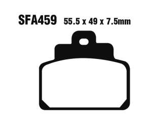 PASTIGLE FRENO EBC MESCOLA ORGANICA SCOOTER CODICE R1645900