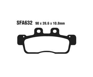 PASTIGLE FRENO EBC MESCOLA ORGANICA SCOOTER CODICE R1663200