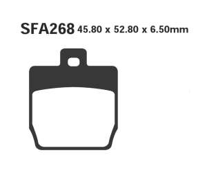 PASTIGLE FRENO EBC MESCOLA SINTER SCOOTER CODICE R1726800