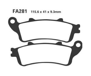 PASTIGLE FRENO EBC MESCOLA SINTER SCOOTER CODICE R1728100