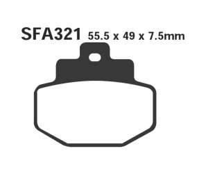 PASTIGLE FRENO EBC MESCOLA SINTER SCOOTER CODICE R1732100