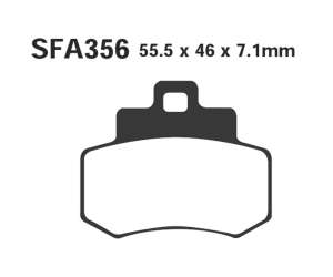 PASTIGLE FRENO EBC MESCOLA SINTER SCOOTER CODICE R1735600