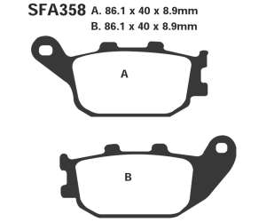 PASTIGLE FRENO EBC MESCOLA SINTER SCOOTER CODICE R1735800