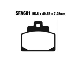 PASTIGLE FRENO EBC MESCOLA SINTER SCOOTER CODICE R1768100