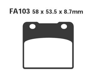 PASTIGLE FRENO EBC MESCOLA SINTER MOTO CODICE R1810300