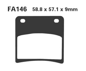 PASTIGLE FRENO EBC MESCOLA SINTER MOTO CODICE R1814600